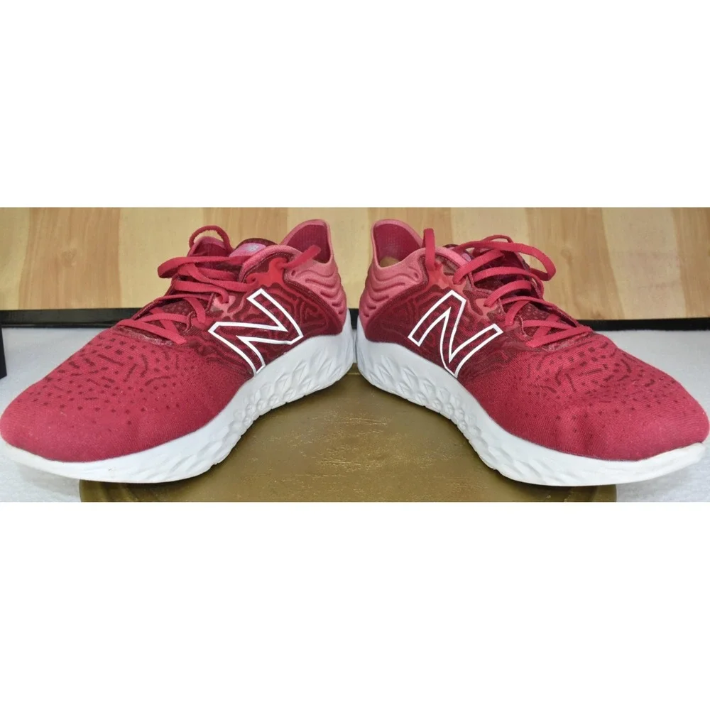 New Balance Beacon v3 Men Shoes  Size 14 Red Maroon Athletic Running Sneakers